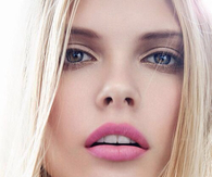 Beautiful blonde model