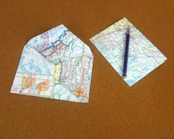 DIY Map Envelopes