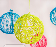 Creative Yarn Chandelier