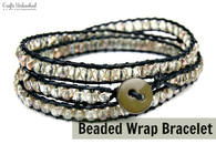 Beaded DIY Wrap Bracelet