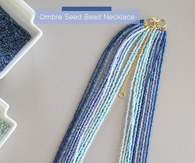 Ombre Seed Bead Necklace