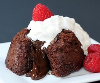 Brownie lava cakes