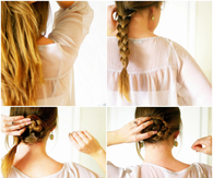 DIY Braided Updo
