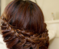 Princess braided updo