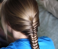 French braided fishtail