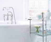 Cart with Wheels for Bathroom Storage