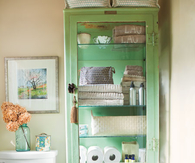 Shabby Chic Cupboard for Bathroom Storage