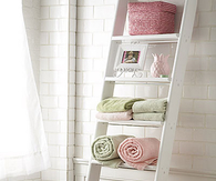 Painted Ladder for Extra Storage and Displaying