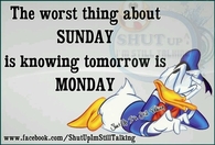 The worst thing about Sunday