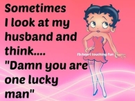 Sometimes I look at my husband