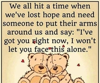 We all hit a time when we lose hope