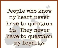 People who know my heart