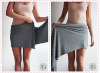 DIY Draped Skirt