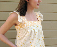 Spring Ruffle Top Tutorial