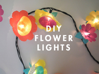 DIY Flower Lights