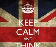 Keep calm and think positive
