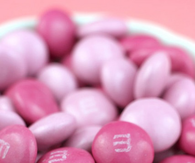 Pink m&ms