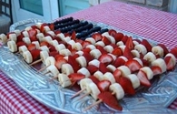 memorial Day Fruit Kabobs