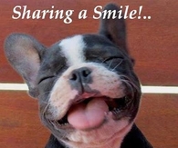 Sharing a smile