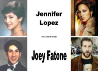 then n now- Jennifer Lopez and Joey Fontane