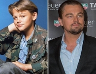 then n now- Leonardo DiCaprio