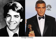 then n now- George Clooney
