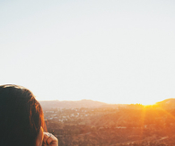 Watching the sunset