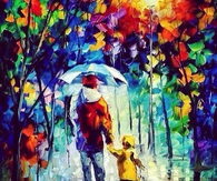 Father Son Painting
