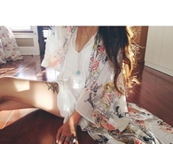 Floral kimono