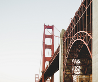 Below the bridge