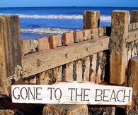 Gone to the beach