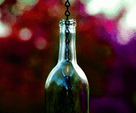 Candle in a bottle