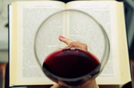 Reading and wine
