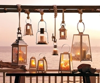 Hanging lanterns