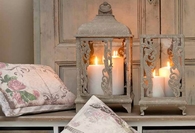 Rustic candle holders