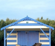 Striped hut