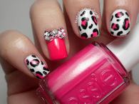 Essie animal print nails