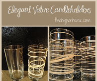 Elegant Votive Candleholders