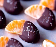 Chocolate covered oranges