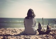 Alone by the sea