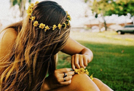 Braiding flowers