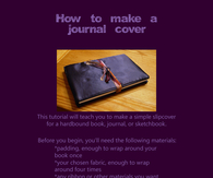 DIY Journal Cover