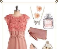 Peach Daytime Dressy Outfit