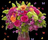 Roses & Butterflies