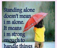 standing alone