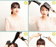 DIY Blow Drying Heavy Bangs