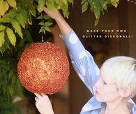 DIY Glitter Disco Ball