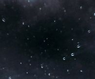 Rain drops falling 