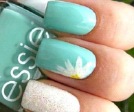 Summer turquoise nials