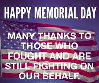 Happy Memorial Day